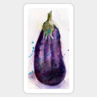 Eggplant - Home Decor - Kitchen Sticker